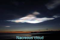 Nacreous cloud